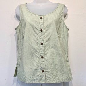 Patagonia | NWT Seersucker Button Down Tank Top